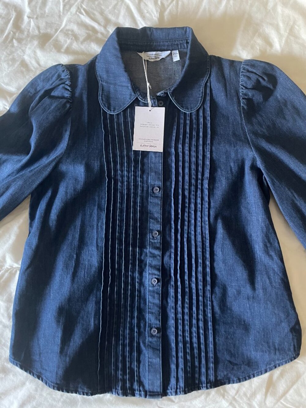 BNWT & Other Stories 100% Cotton Dark Denim Shirt